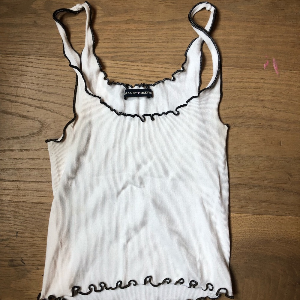 White tank top